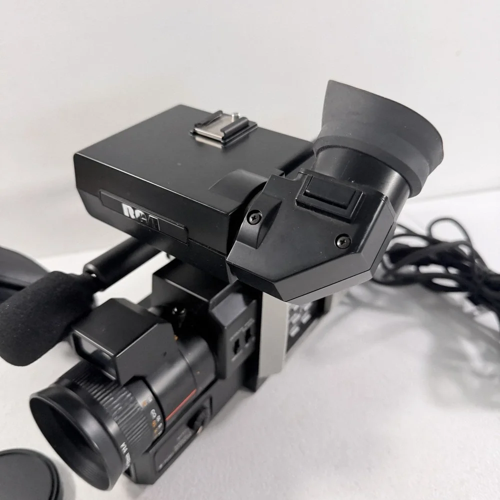 Vintage RCA CC017 SelectaVision Color Video Camera W/ Viewfinder UNTESTED‎